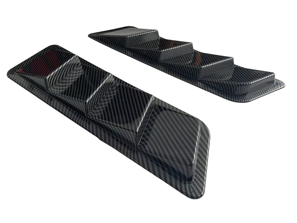 2Pcs Car Air Flow Intake Hood Scoop Vent Decor image 3