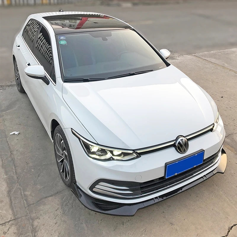 Front lip Splitter For VW Golf MK8 GTI / R 2020 - 2022 image 7