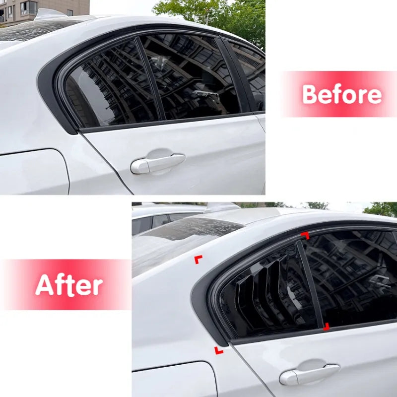 Rear Side Window Louver For BMW 3 series F30 M Sport 2013 - 2019 image 3