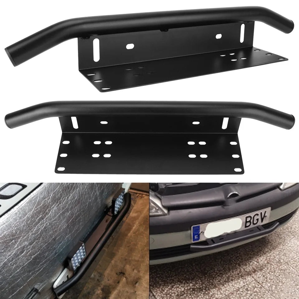 Number Plate Bullbar Frame For Driving Light Bar Mount Mounting Bracket image 2