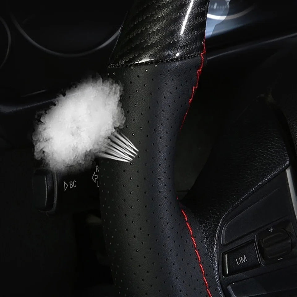 Premium Hand Sew Steering Wheel Cover – Fits 38cm Steering Wheels