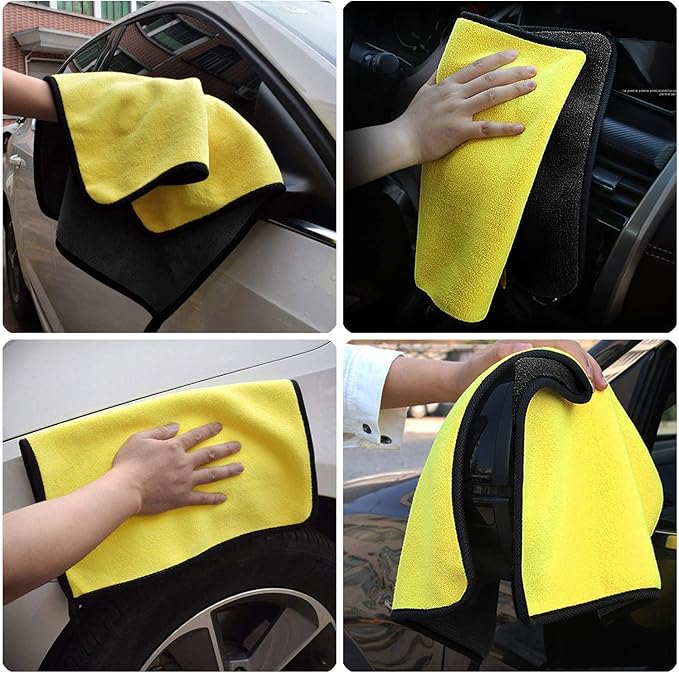 5PC 600GSM Premium Microfibre Car Detailing Cloths 60*30cm image 3