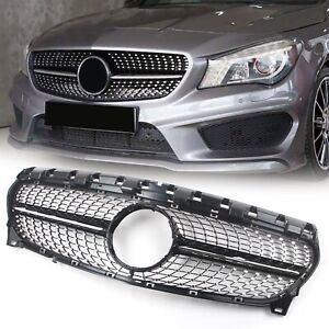 Diamond Front Grill For Mercedes CLA Class  W117 C117 2013 - 2019 image 3