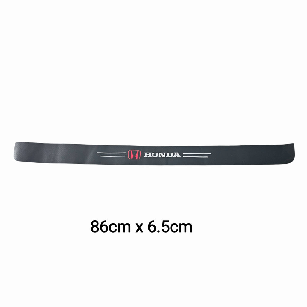 3D Carbon Fiber Car Trunk Guard Plate Sticker image 1
