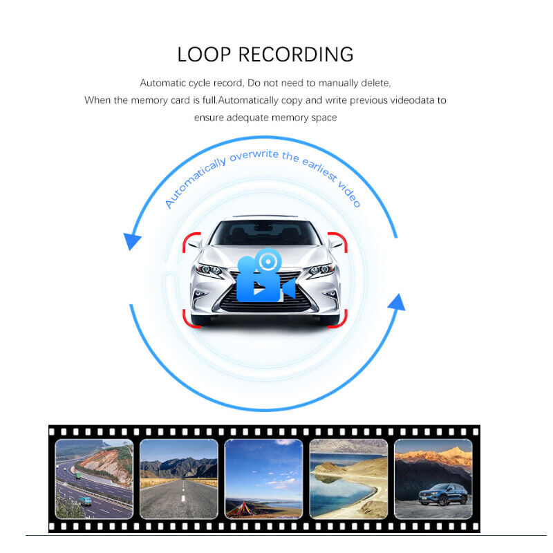 Full HD Car Dash Cam Front & Rear image 1