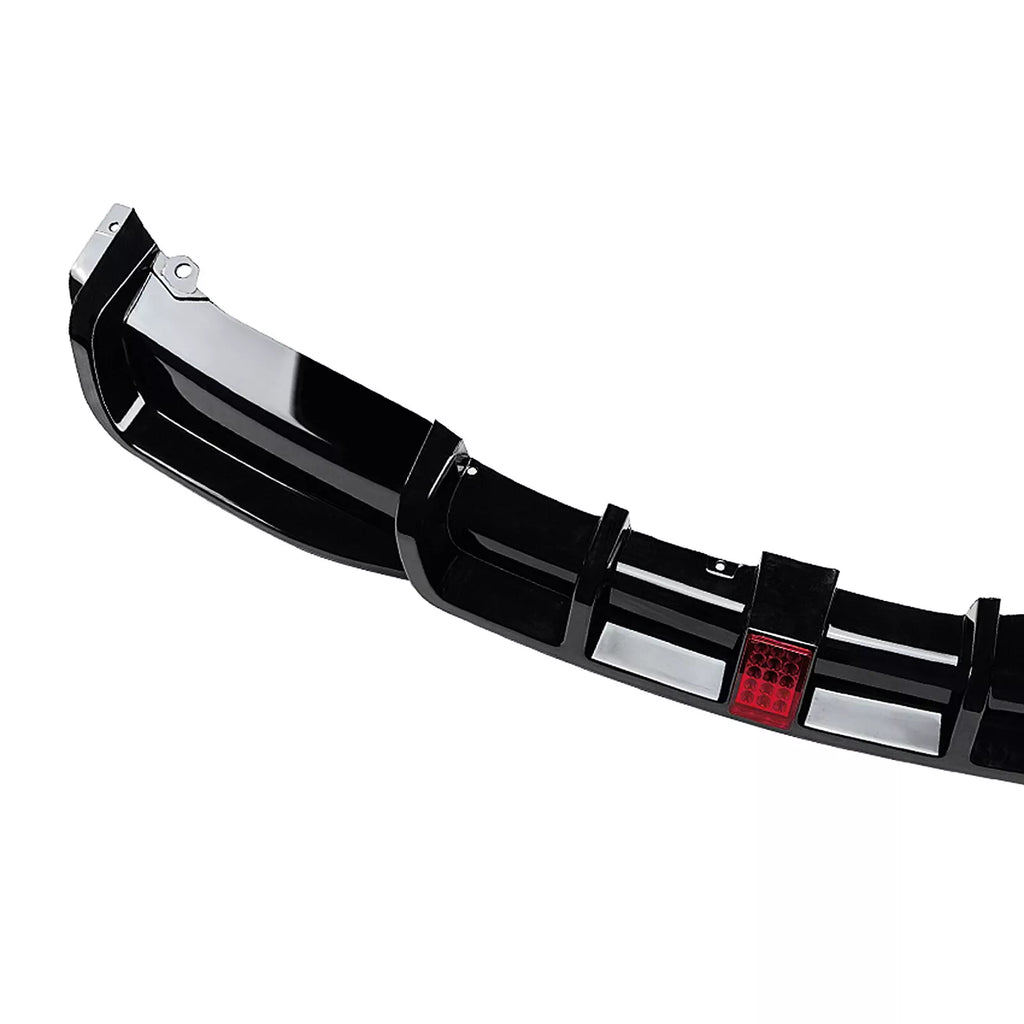 Rear Bumper Diffuser W/Light For BMW F30 3 Series M-Sport 13-19 image 4