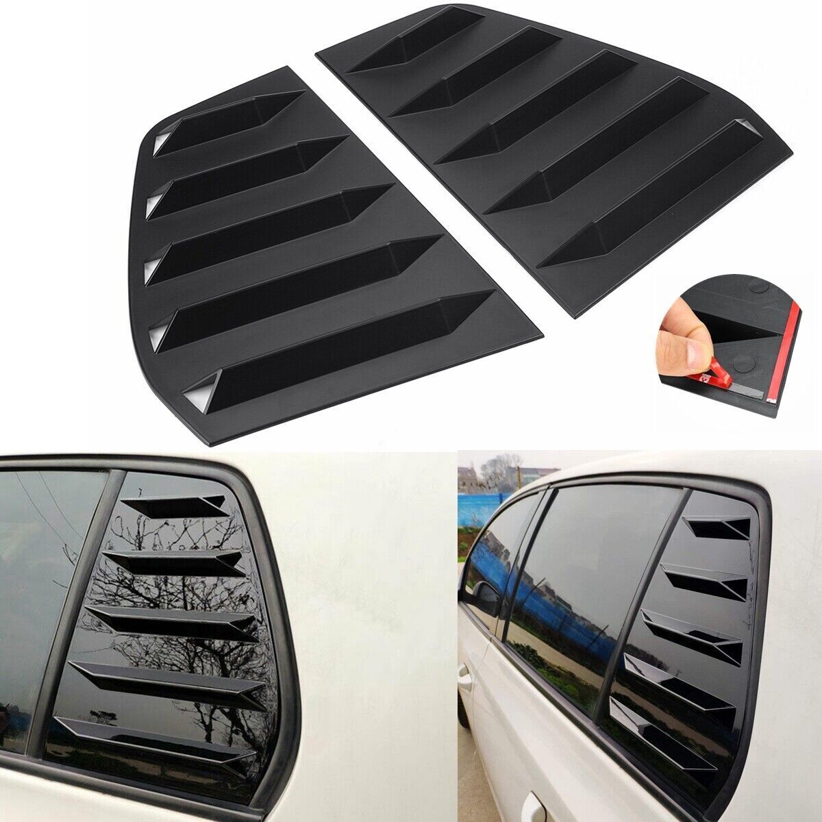 Window Louver For VW GOLF MK6 GTI R 2010 - 2014 image 0