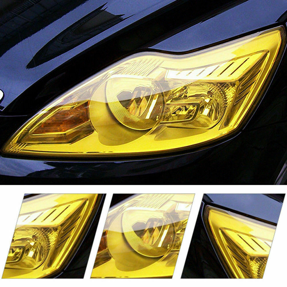 Car headlight tint film vinly wrap 180CM x 40CM image 10