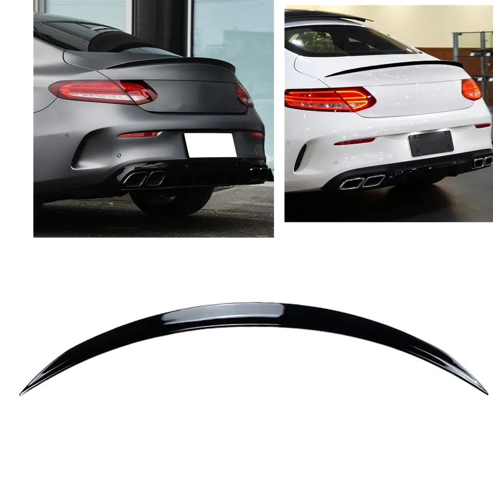 AMG style spoiler wing for mercedes W205 C205 coupe 2015 - 2021 image 0