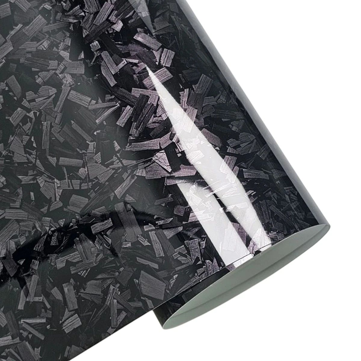 PET Gloss Forged Carbon Car Vinyl Film Sticker 152cm x 50cm image 1