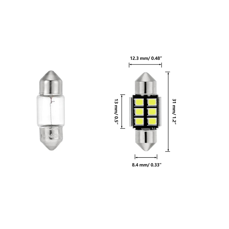 31MM / 36MM Festoon LED Interior Bulbs image 1