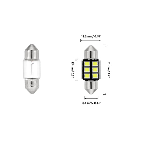 31MM / 36MM Festoon LED Interior Bulbs image 1