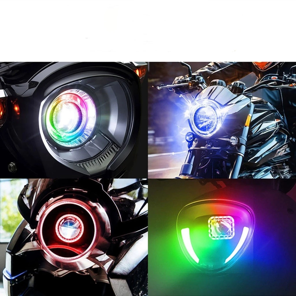 3-Inch 5D RGB Car Halo Ring Light App Control image 7