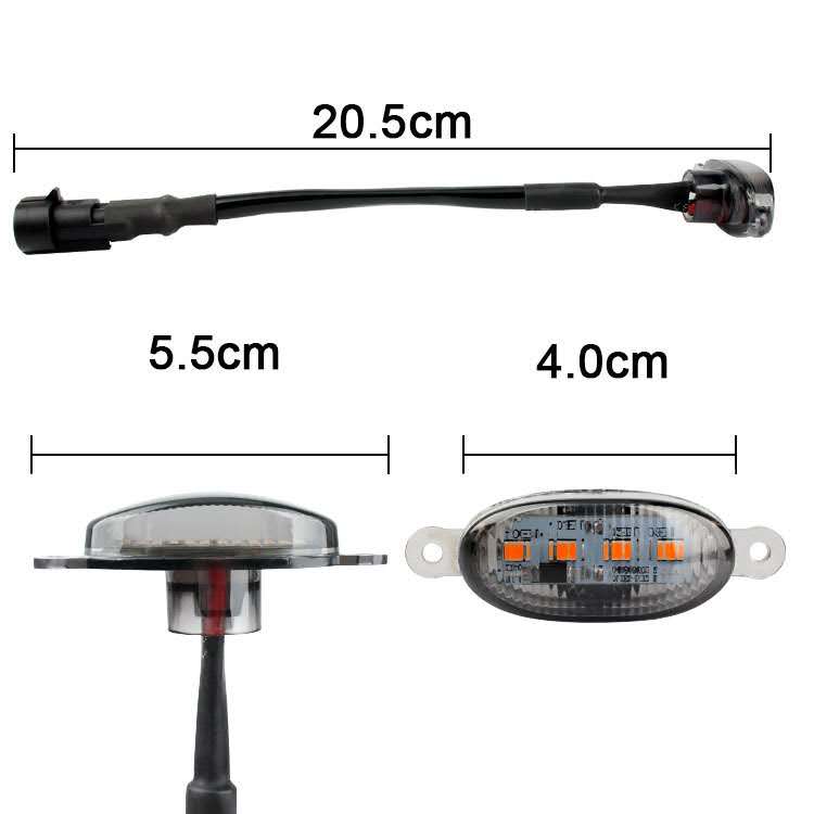 4PC Raptor Style Front Grille LED Light image 2