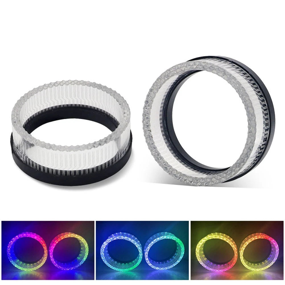 3-Inch 5D RGB Car Halo Ring Light App Control image 10