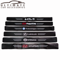 3D Carbon fibre Car Door Sill Scuff Protector image 0