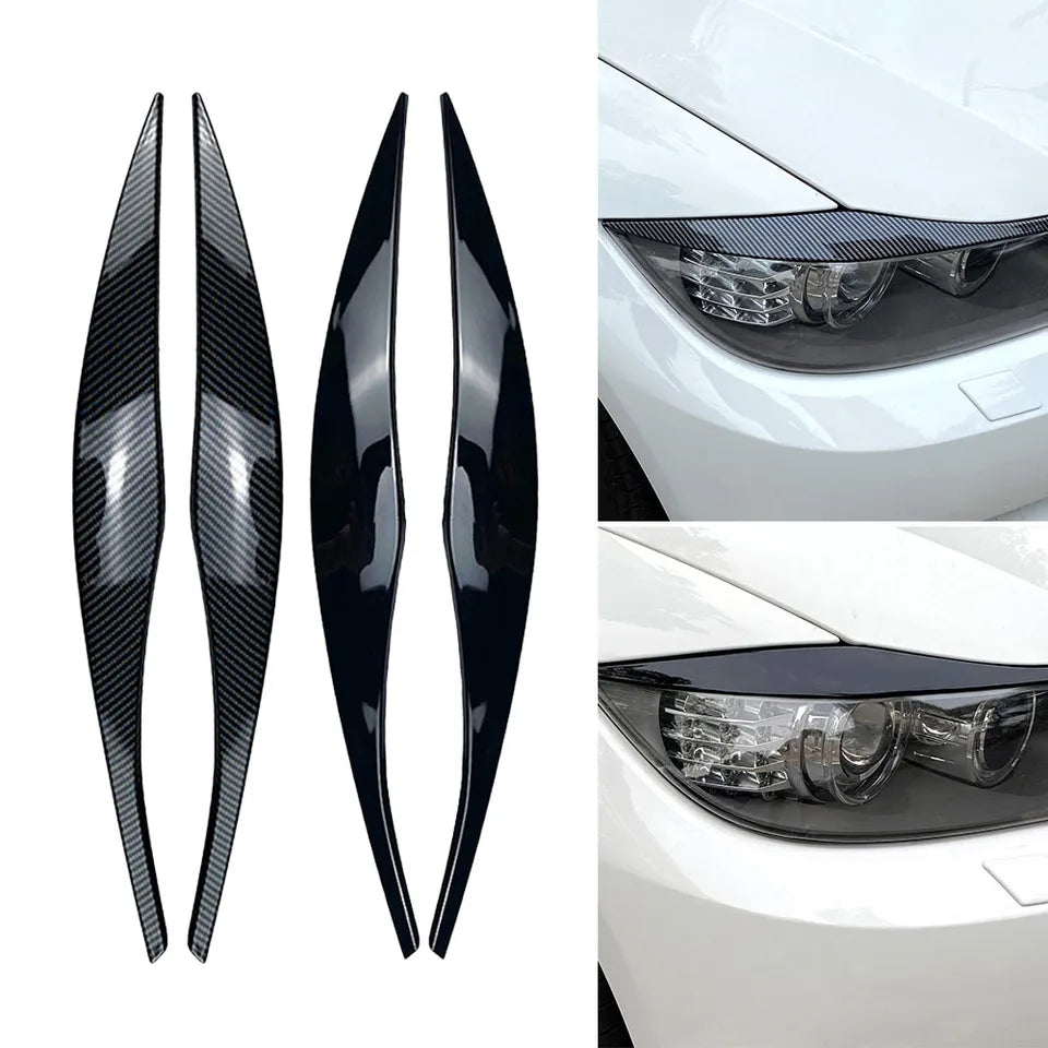 Headlight Eyebrows Cover For BMW 3 Series E90 E91 2005-2012 image 0
