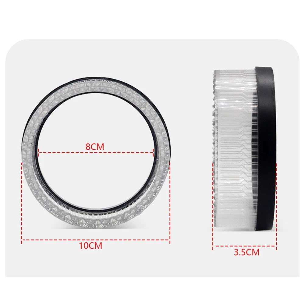 3-Inch 5D RGB Car Halo Ring Light App Control image 3