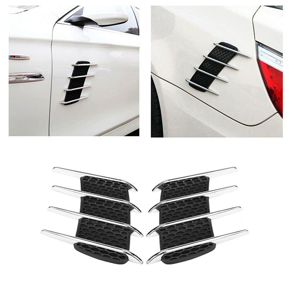 Car Flow Vent Fender Intake Grille Sticker image 1