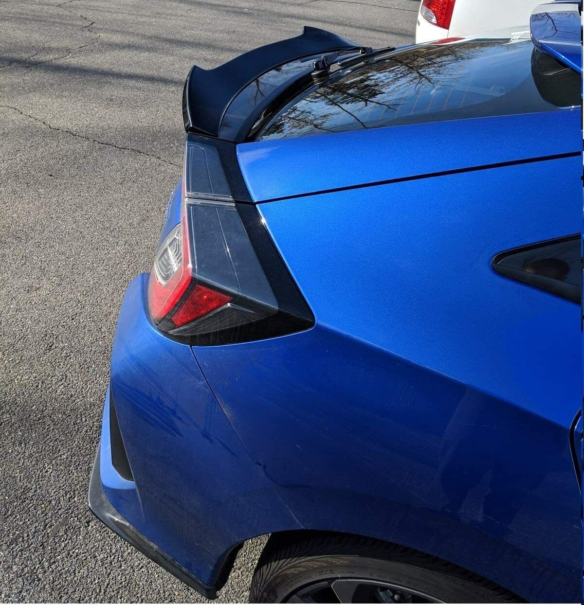 M4 Style Spoiler For Honda Civic Hatchback 17-21 image 1