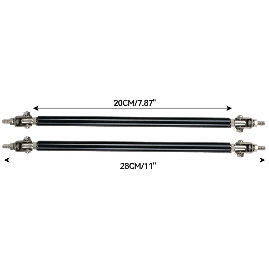 Car Bumper Lip Splitter Strut Rod Support Bar 20CM image 3