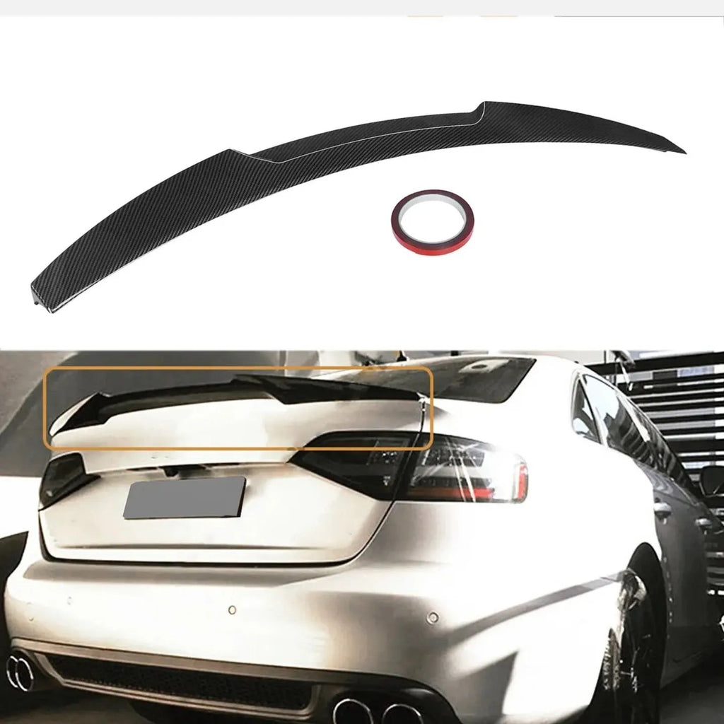 M4 Style Spoiler For Audi A4 S4 B9 2017 - 2023 image 3