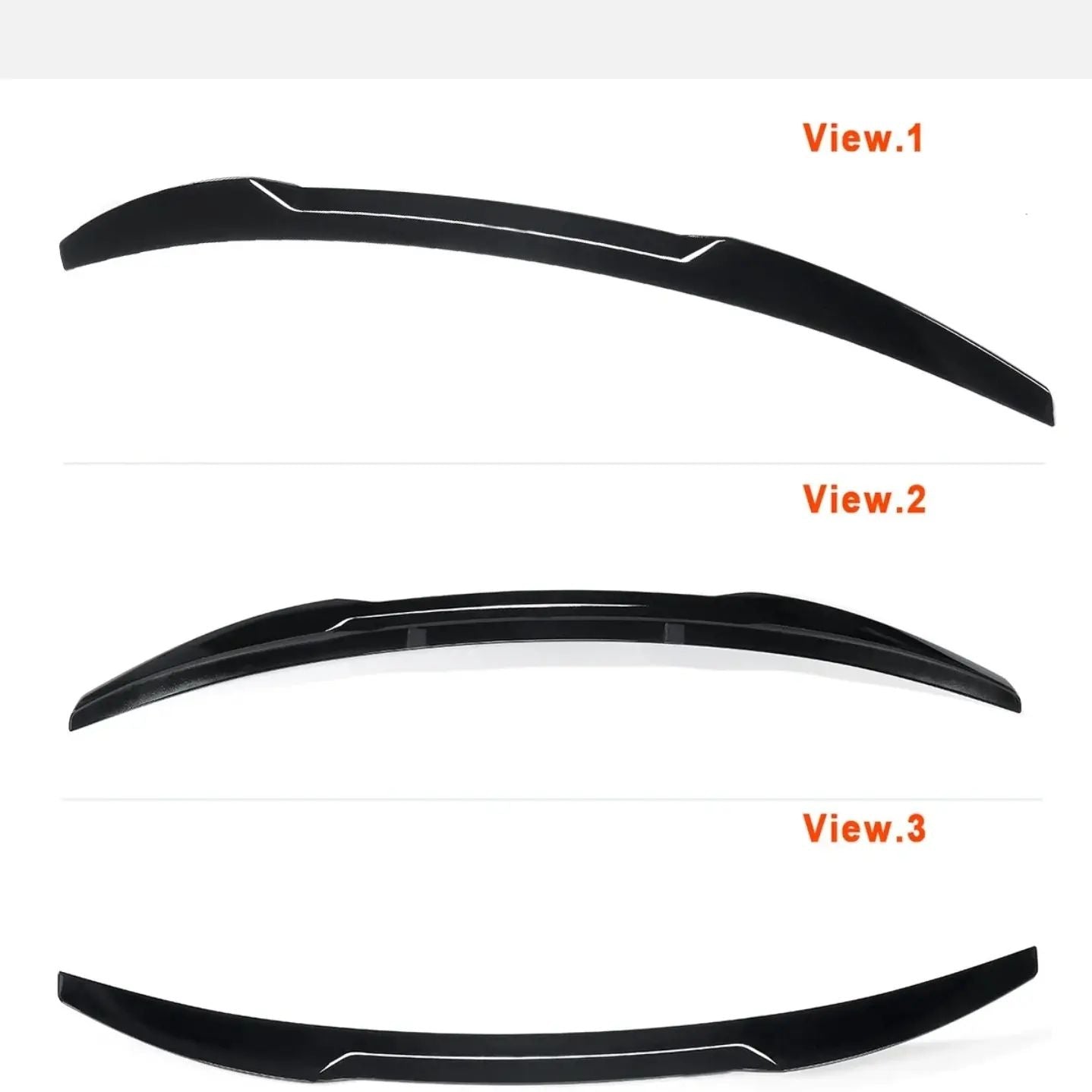 M4 Style Spoiler For Audi A4 S4 B9 2017 - 2023 image 4