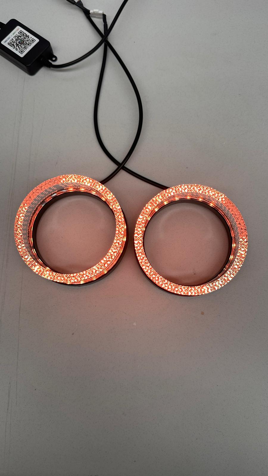 3-Inch 5D RGB Car Halo Ring Light App Control image 11