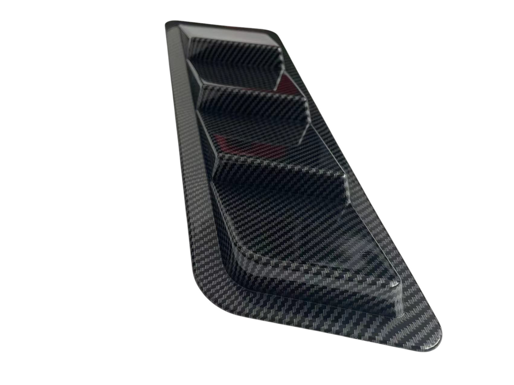 2Pcs Car Air Flow Intake Hood Scoop Vent Decor image 4