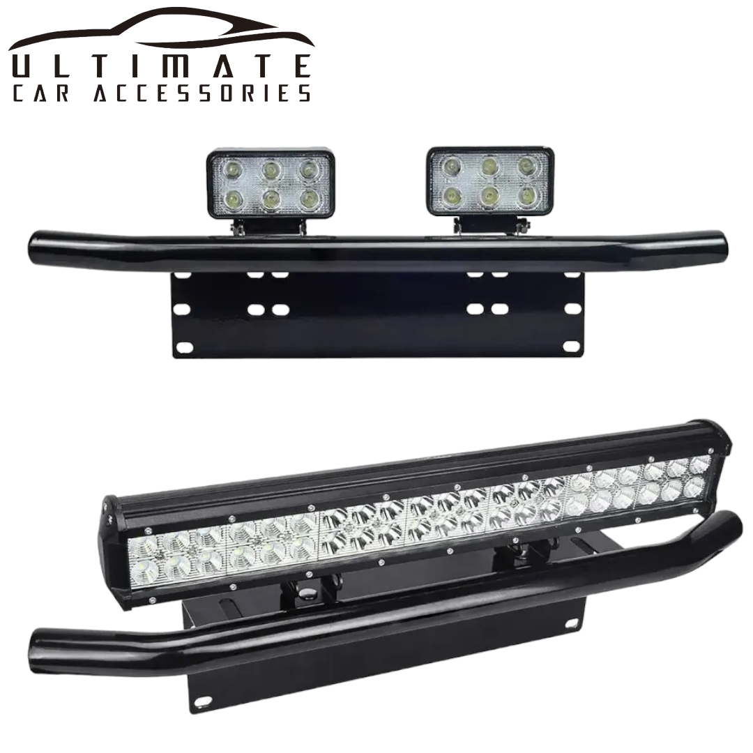 Number Plate Bullbar Frame For Driving Light Bar Mount Mounting Bracket image 1