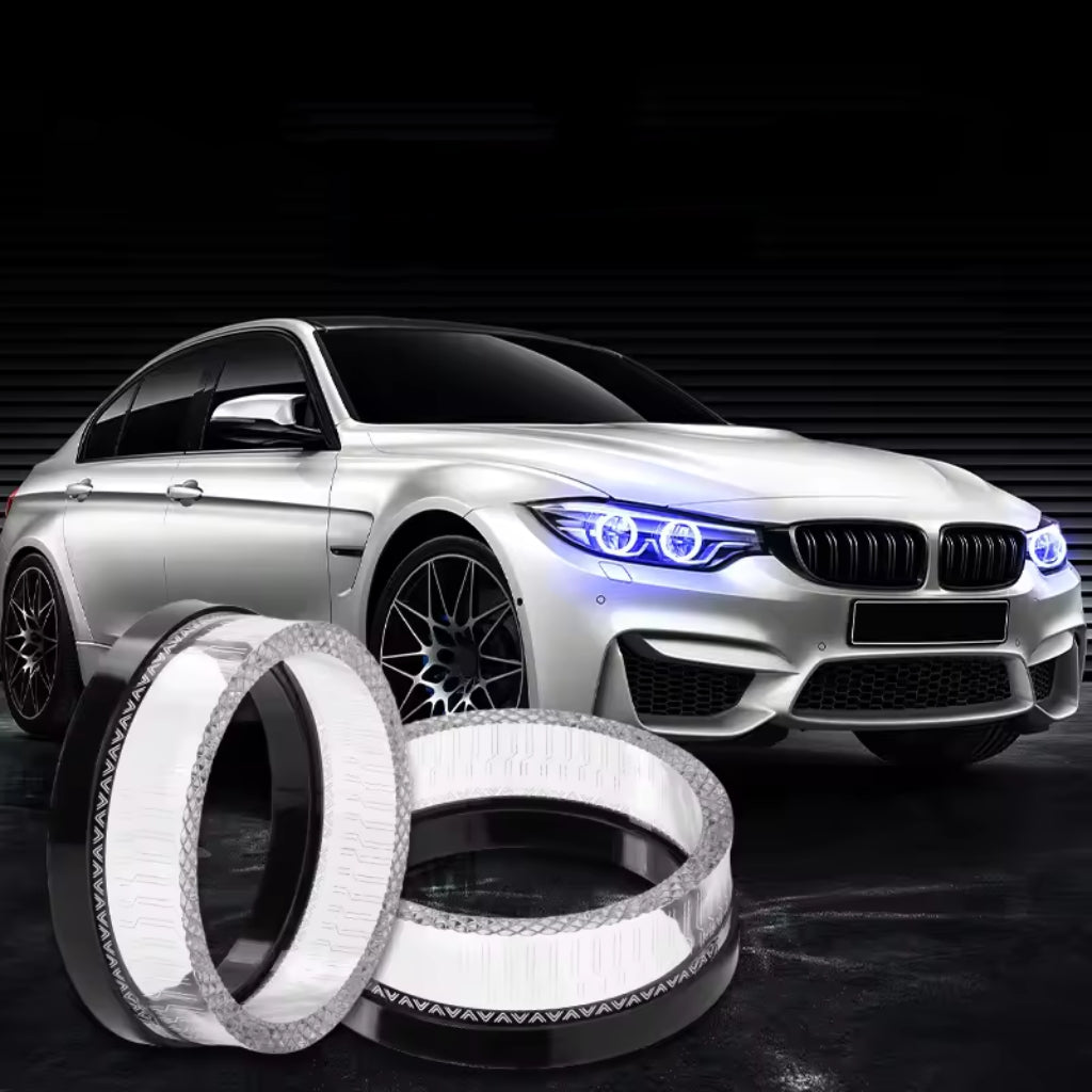 3-Inch 5D RGB Car Halo Ring Light App Control image 9