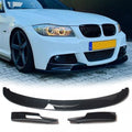 Front Bumper Lip Splitter For BMW 3 Series E90 E91 LCI M Sport 09-12 image 0