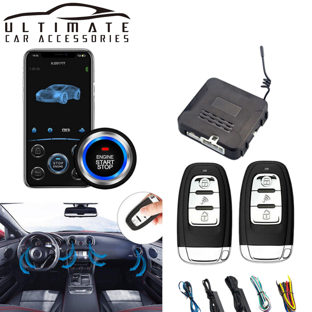 Remote Engine Control Car Keyless Entry Engine Start / Remote Start Kit - Ultimate Car