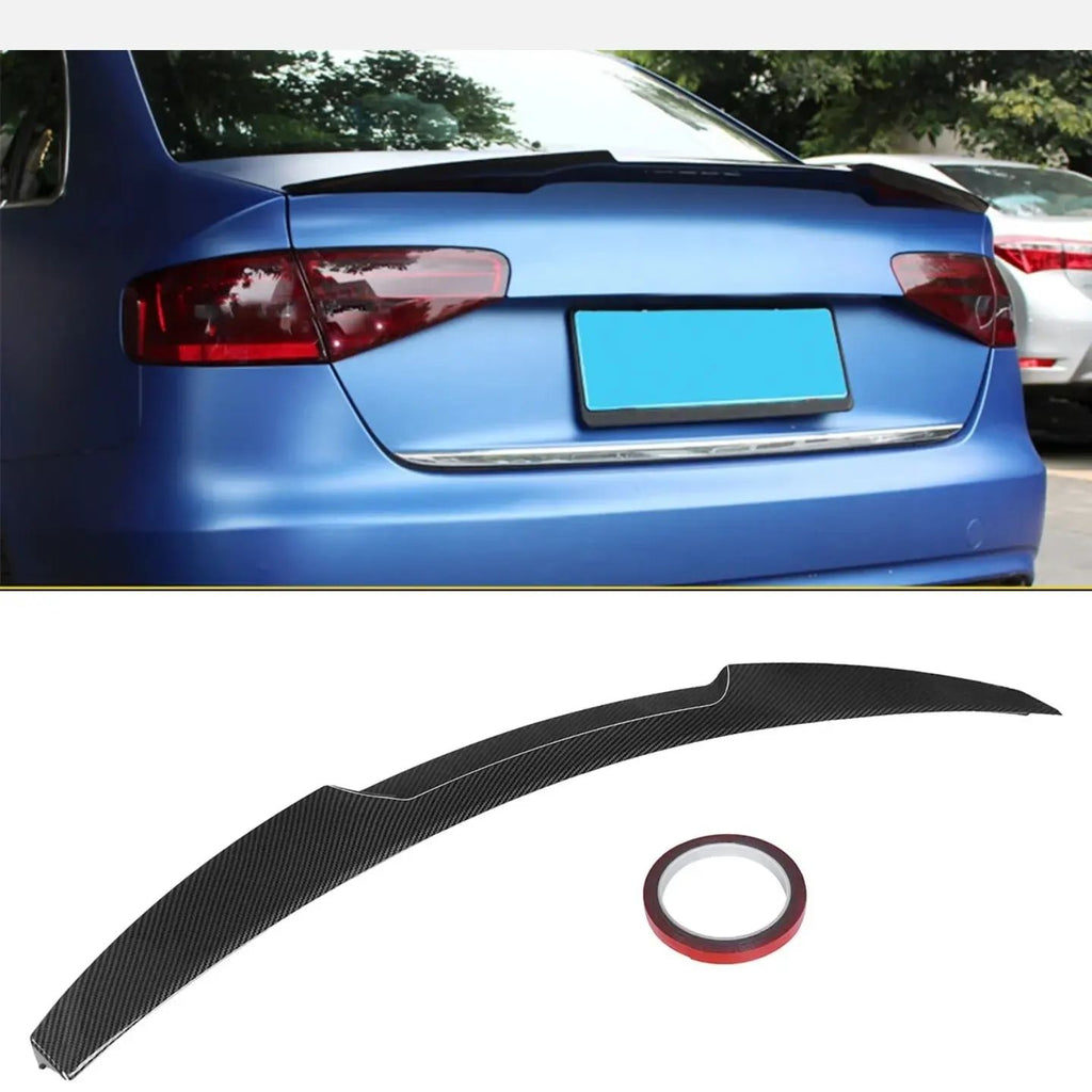 M4 Style Spoiler For Audi A4 S4 B9 2017 - 2023 image 1