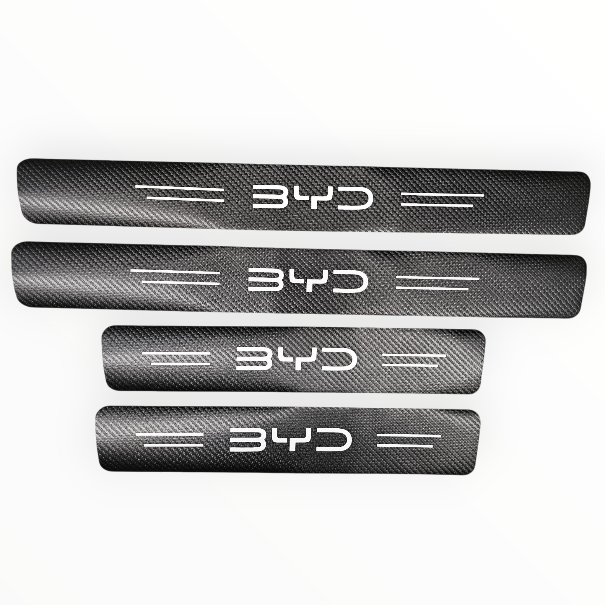 3D Carbon fibre Car Door Sill Scuff Protector image 4