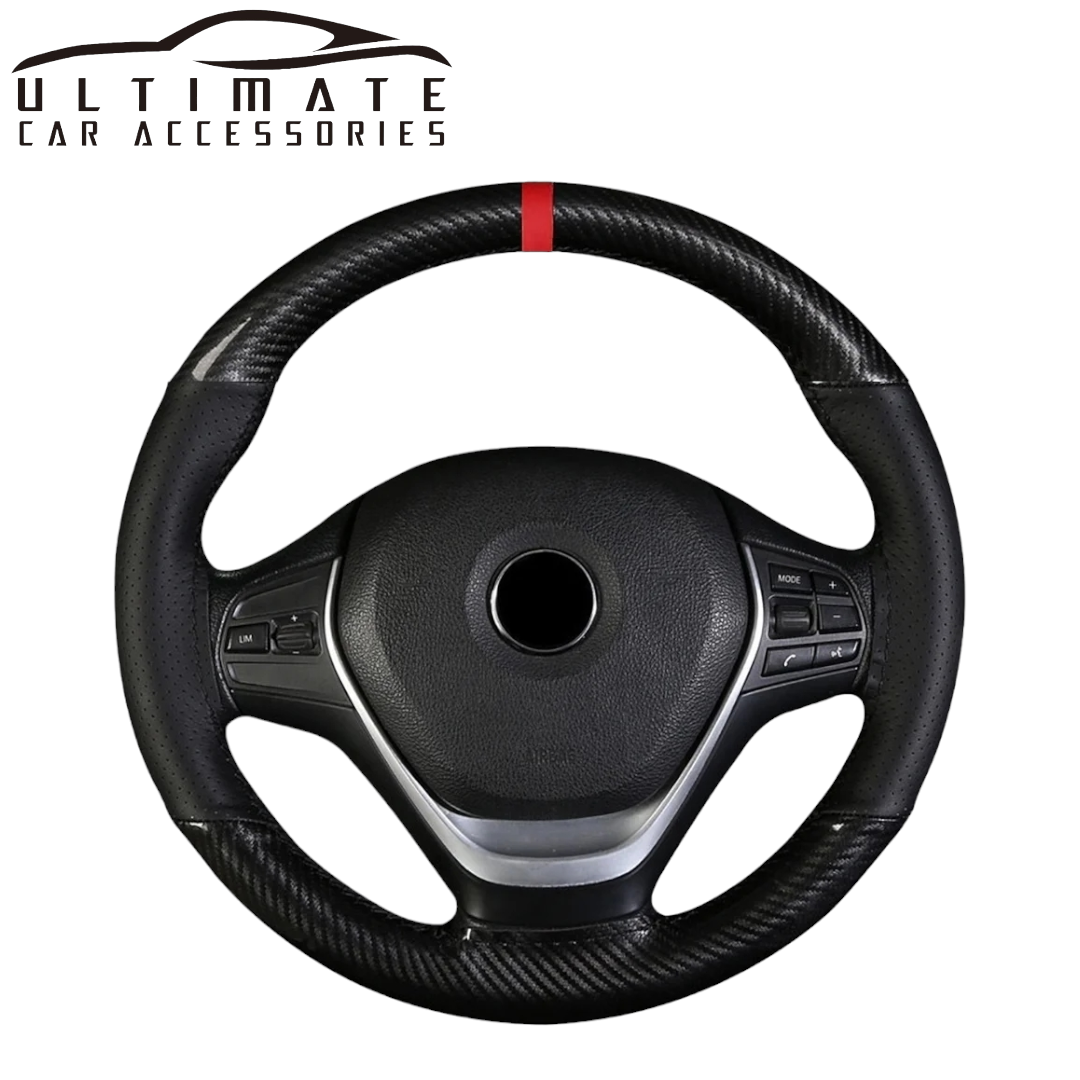 Premium Hand Sew Steering Wheel Cover – Fits 38cm Steering Wheels