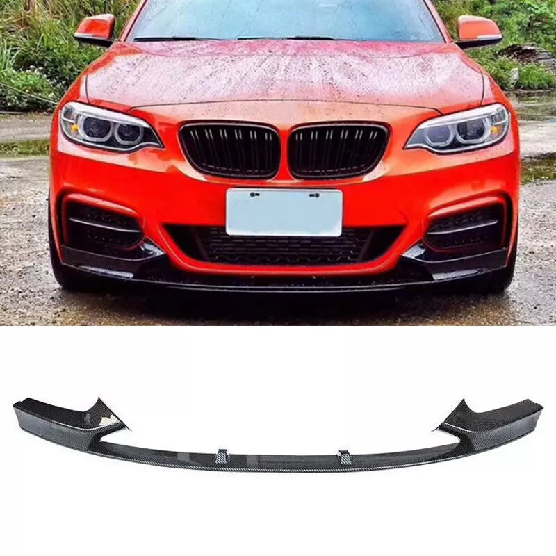 Front Bumper Lip Splitter For BMW 2 Series F22 F23 M Sport 2014 - 2019 image 0