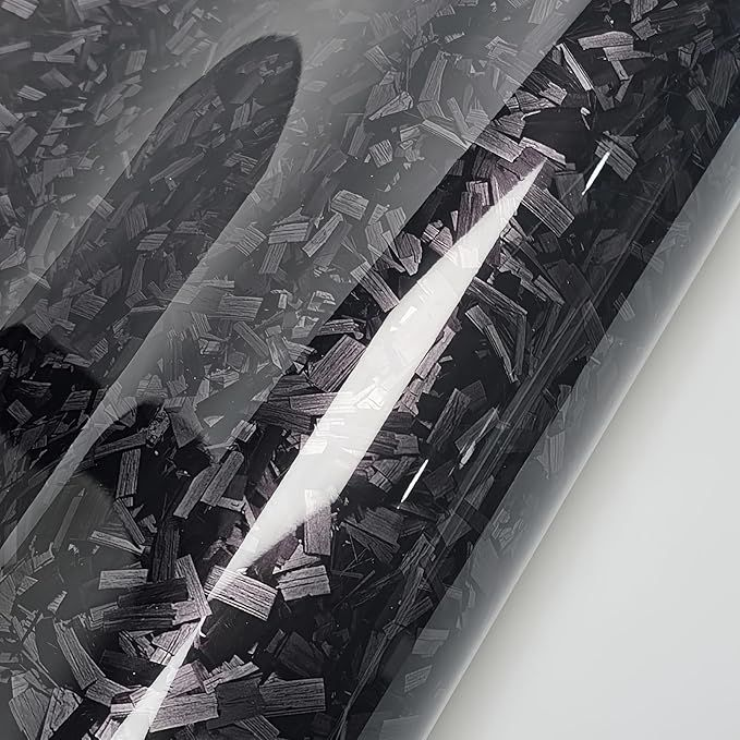 PET Gloss Forged Carbon Car Vinyl Film Sticker 152cm x 50cm image 3