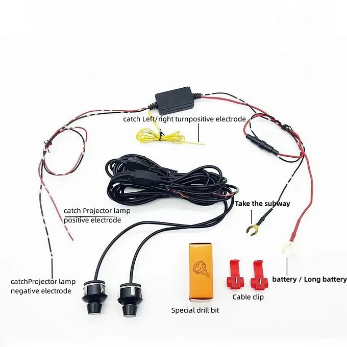 Car Side View Mirror Angle Wing Welcome Led  Light