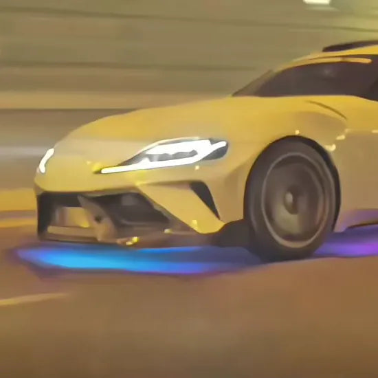 Rainbow Chase Mode Car Underglow Light Kit App Control 150CM X 120CM
