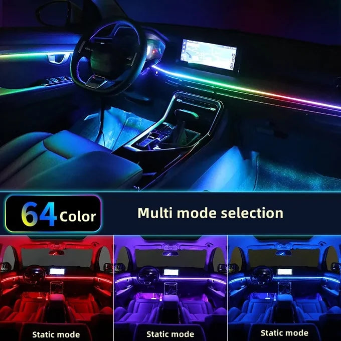 6 in 1 Car RGB Ambient light kit App Control