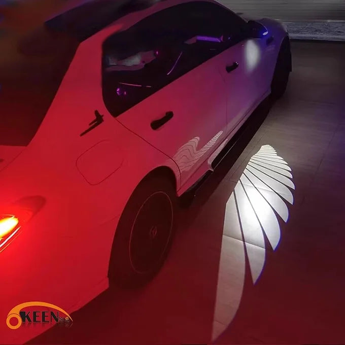 Car Side View Mirror Angle Wing Welcome Led  Light