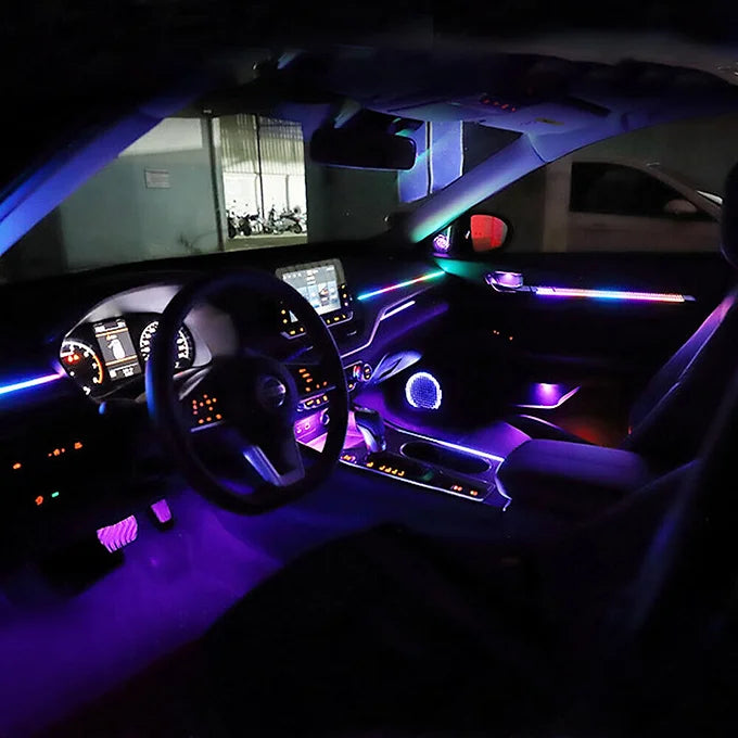 6 in 1 Car RGB Ambient light kit App Control