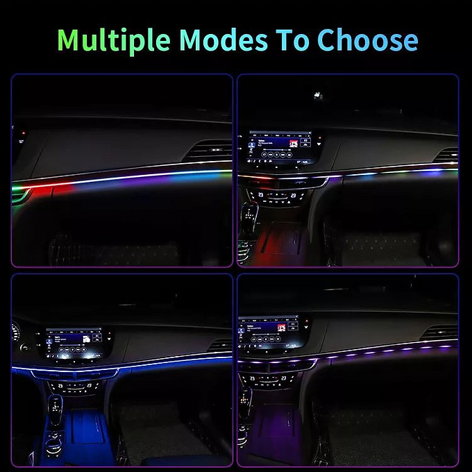 2-in-1 Car Ambient Light with App Control