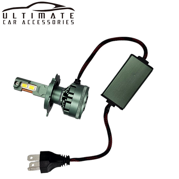 12V 60W White LED Headlight Bulb Kit Plug & Play