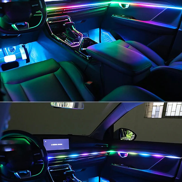 6 in 1 Car RGB Ambient light kit App Control