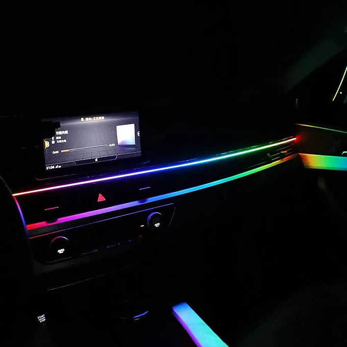 2-in-1 Car Ambient Light with App Control