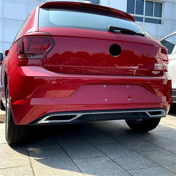 Rear Bumper Diffuser Air Outlet Exhaust Cover Trim For Polo MK6 2018+