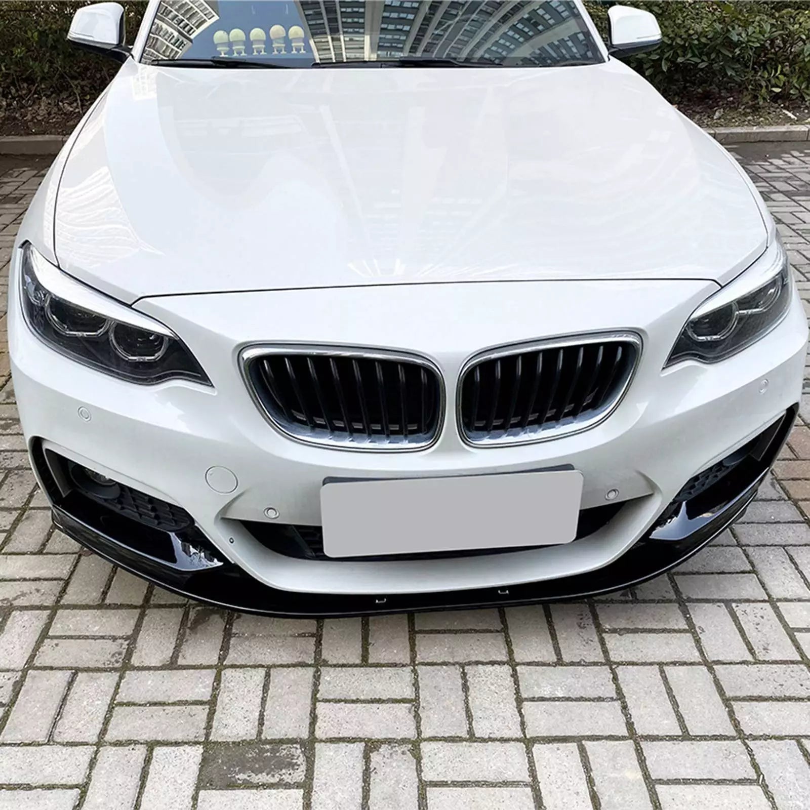 Front Bumper Lip Splitter For BMW 2 Series F22 F23 M Sport 2014 - 2019 image 3