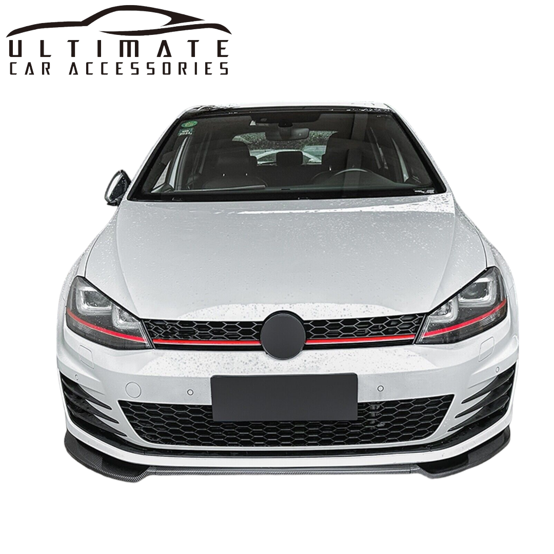 Front Bumper Lip Splitter For VW Golf MK7 R / MK7 GTI image 0
